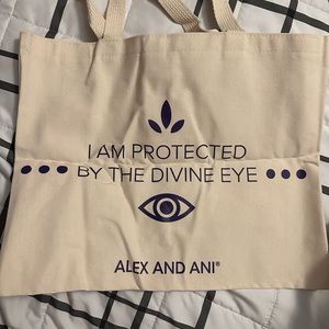 Alex & Ani canvas tote bag